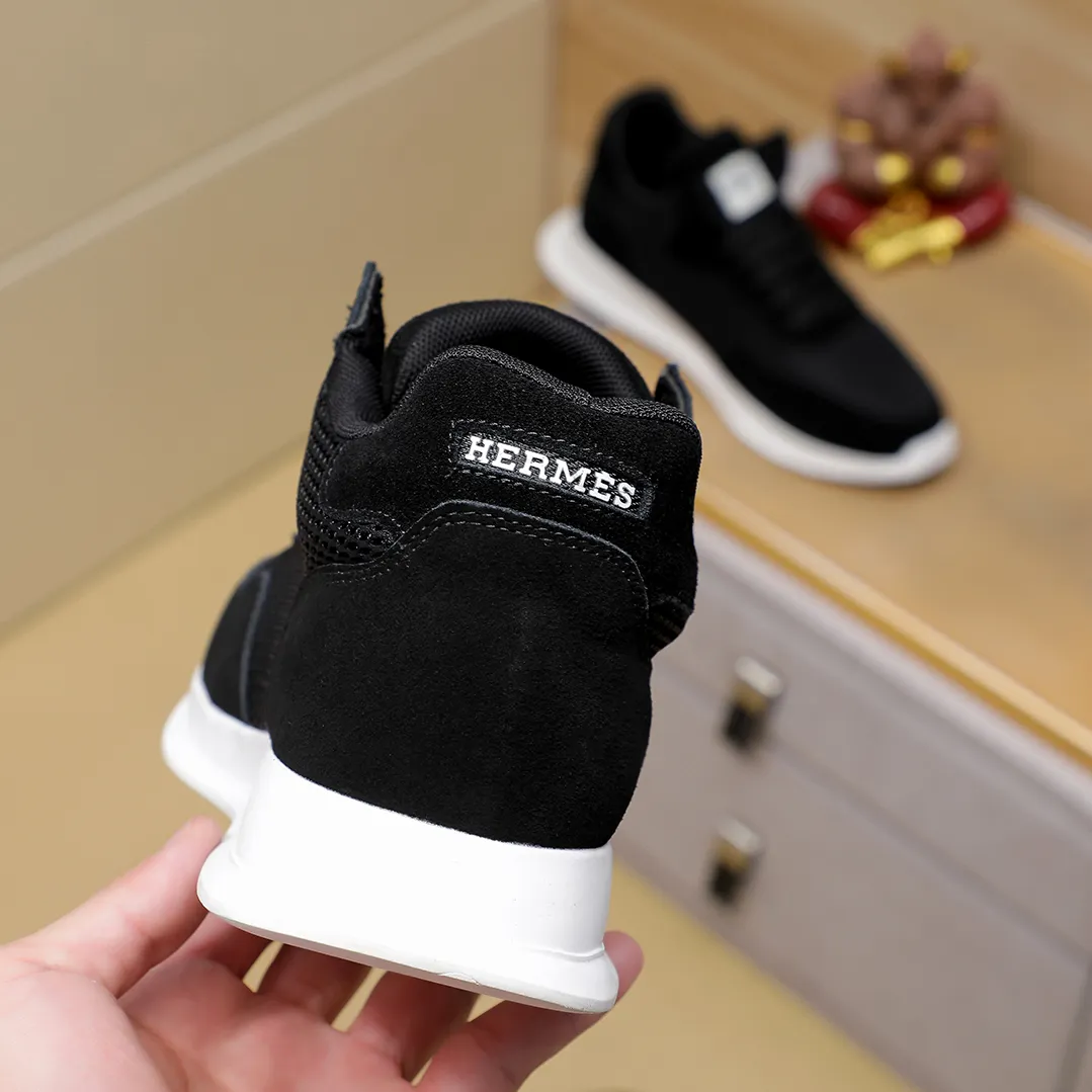 Men's shoes 💰400💰【HERMES】hot-selling men's shoes counter original items! The world's top brands...Luxury quality...//Fashion and high-end footwear 👍💪🏻...give you a low-key luxury comfort experience👍. The upper is made of pure Italian imported first-layer cowhide... 🐑 Leather lining..., comfortable and breathable, high-end and classy... luxurious and noble!! .. OEM factory shipment [Hug] stall.. Original plate. color, code number 38--44